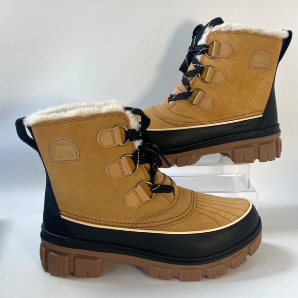 Sorel Tivoli V Waterproof Boots Faux Fur Insulated Winter Women Boots Size 10.5 - Picture 3 of 13